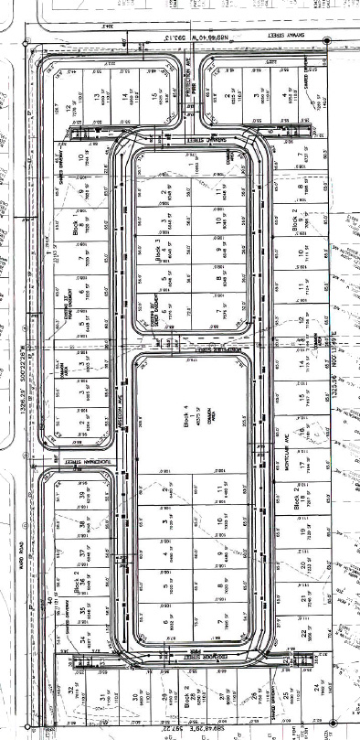 Dover Place Subdivision Plat Map